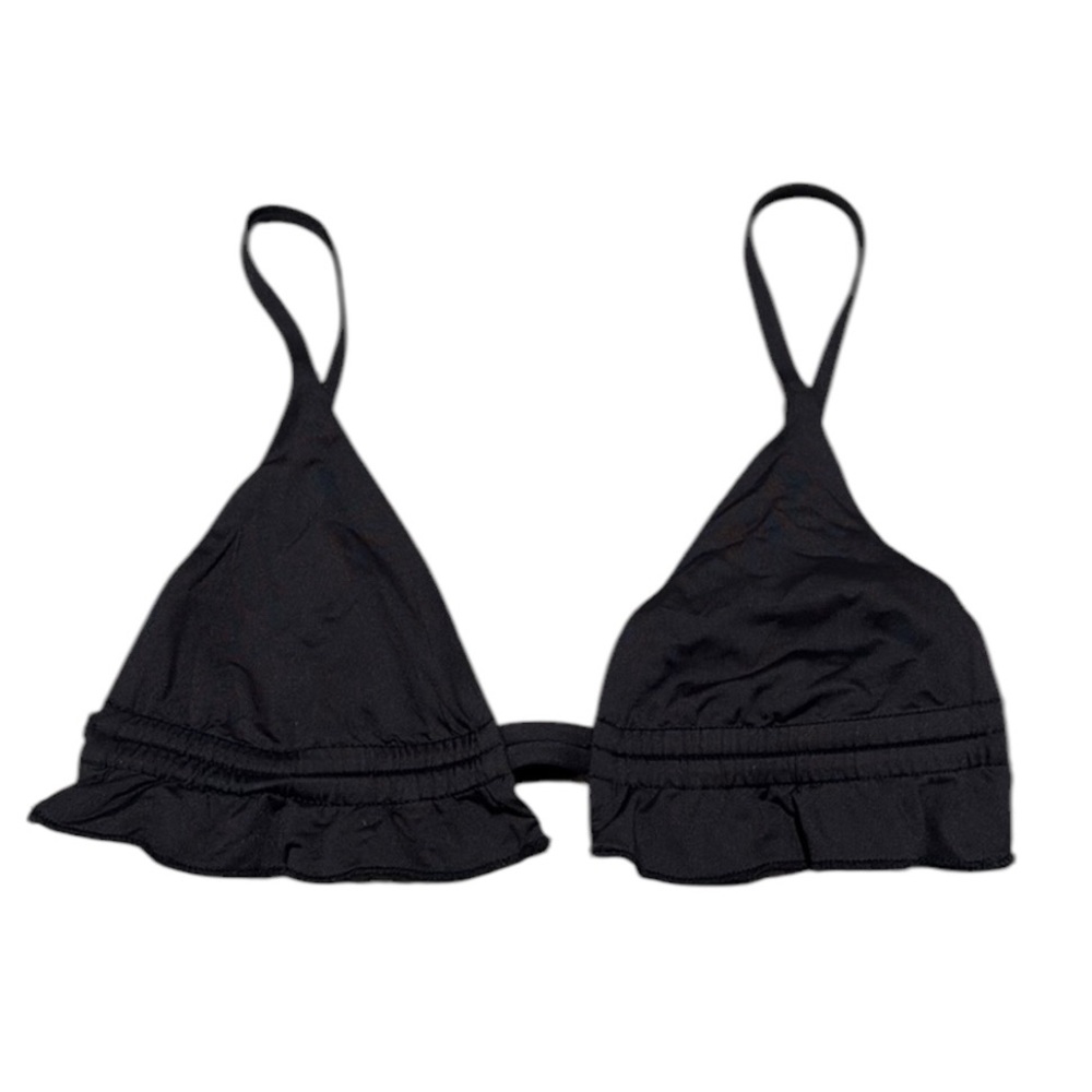 46. Toluca Swim Black Bikini Top